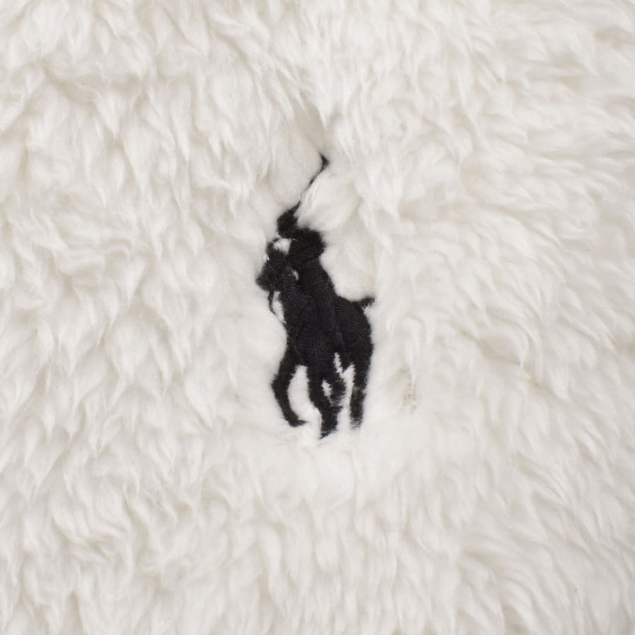 Ralph Lauren Fleece Hoodie White | Mainline Menswear United